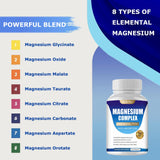 WINYEL Magnésium 8 chelates – Sommeil et détente possibles après ingestion