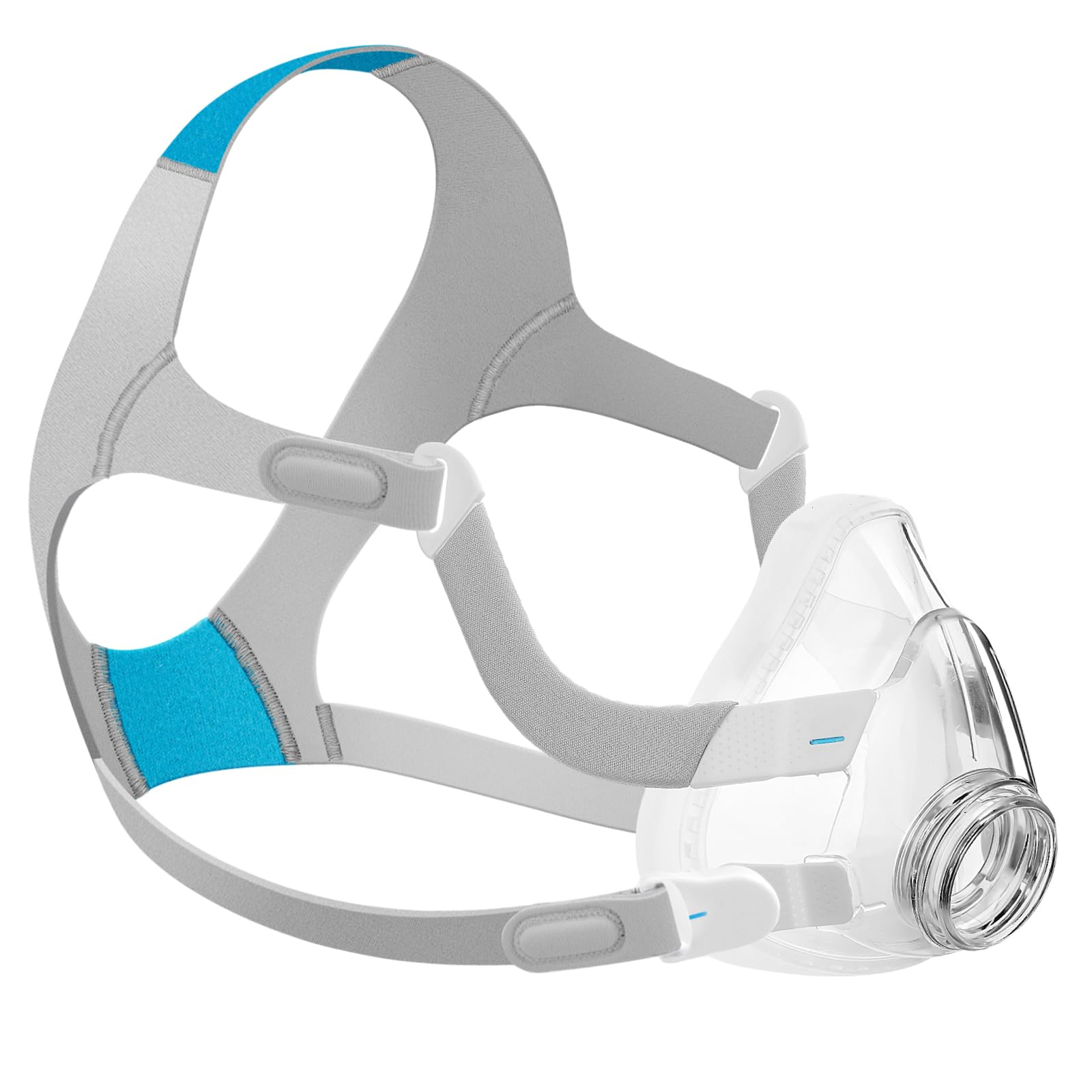 Wiscky AirFit F20 — coussins en silicone doux pour un confort prolongé.