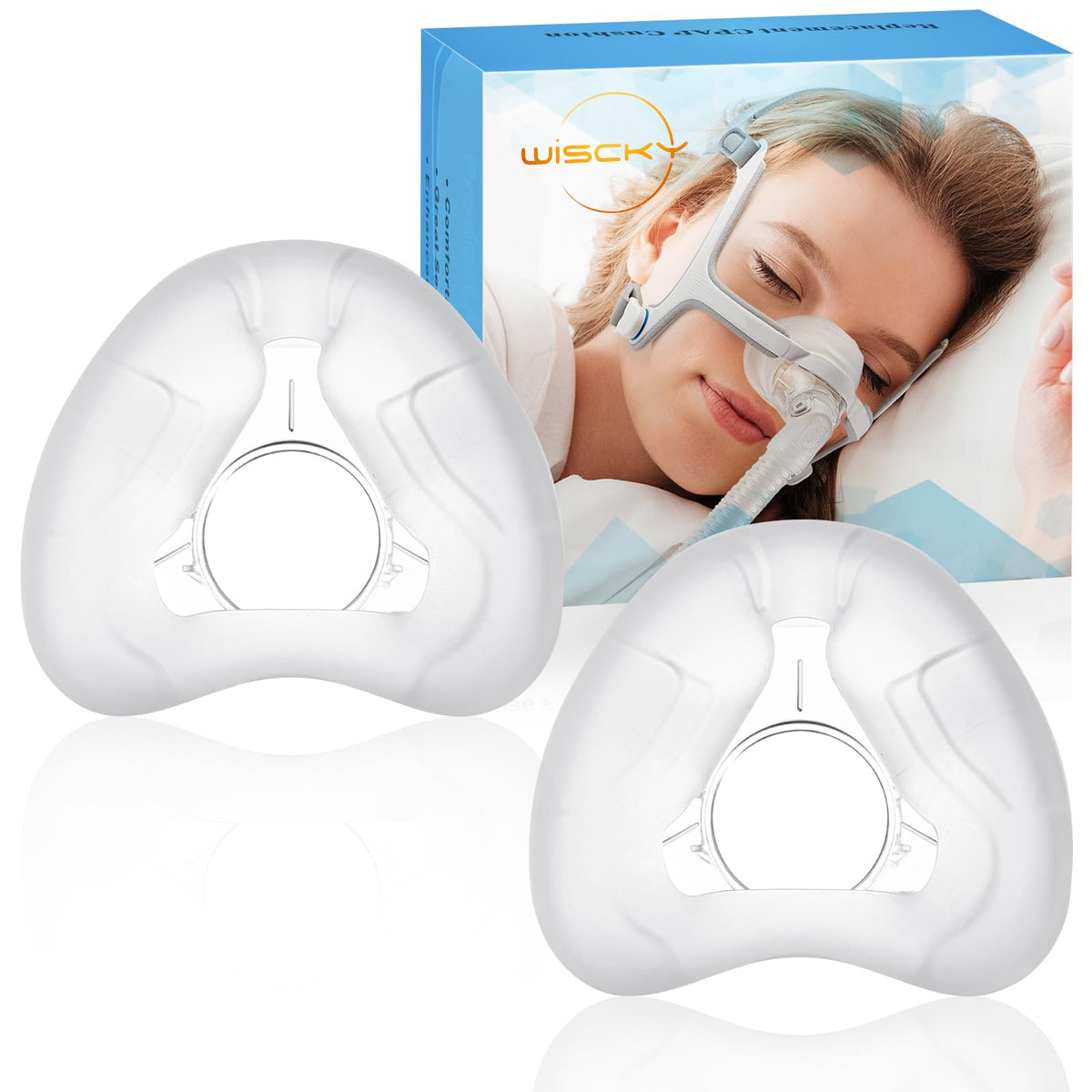 Wiscky AirFit N20 coussin de masque petite taille, confort doux et chaleur agréable.
