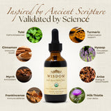 Relaxation et sommeil Wisdom Nutrition; encens et basilic sacré favorisent le calme