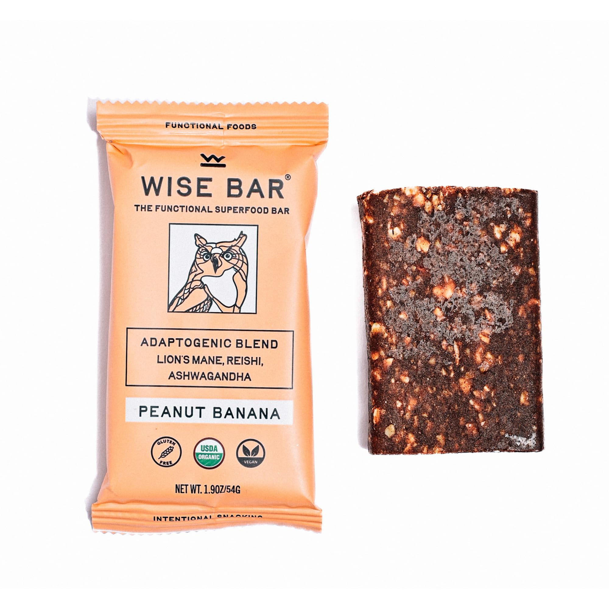Wise Bar saveur cacahuète banane, plaisir sain et nourrissant.