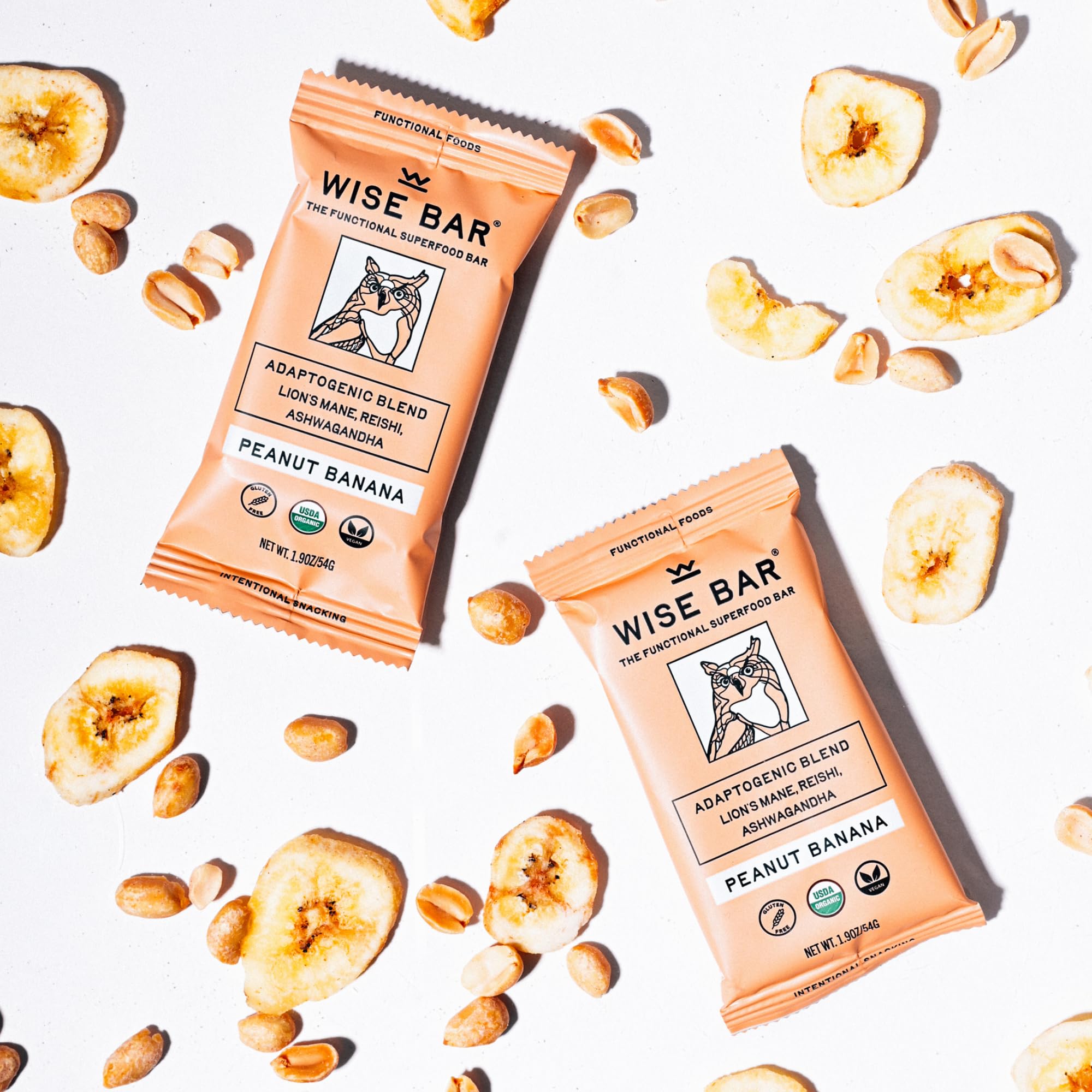 Wise Bar vegan sans gluten: snack propre et savoureux.