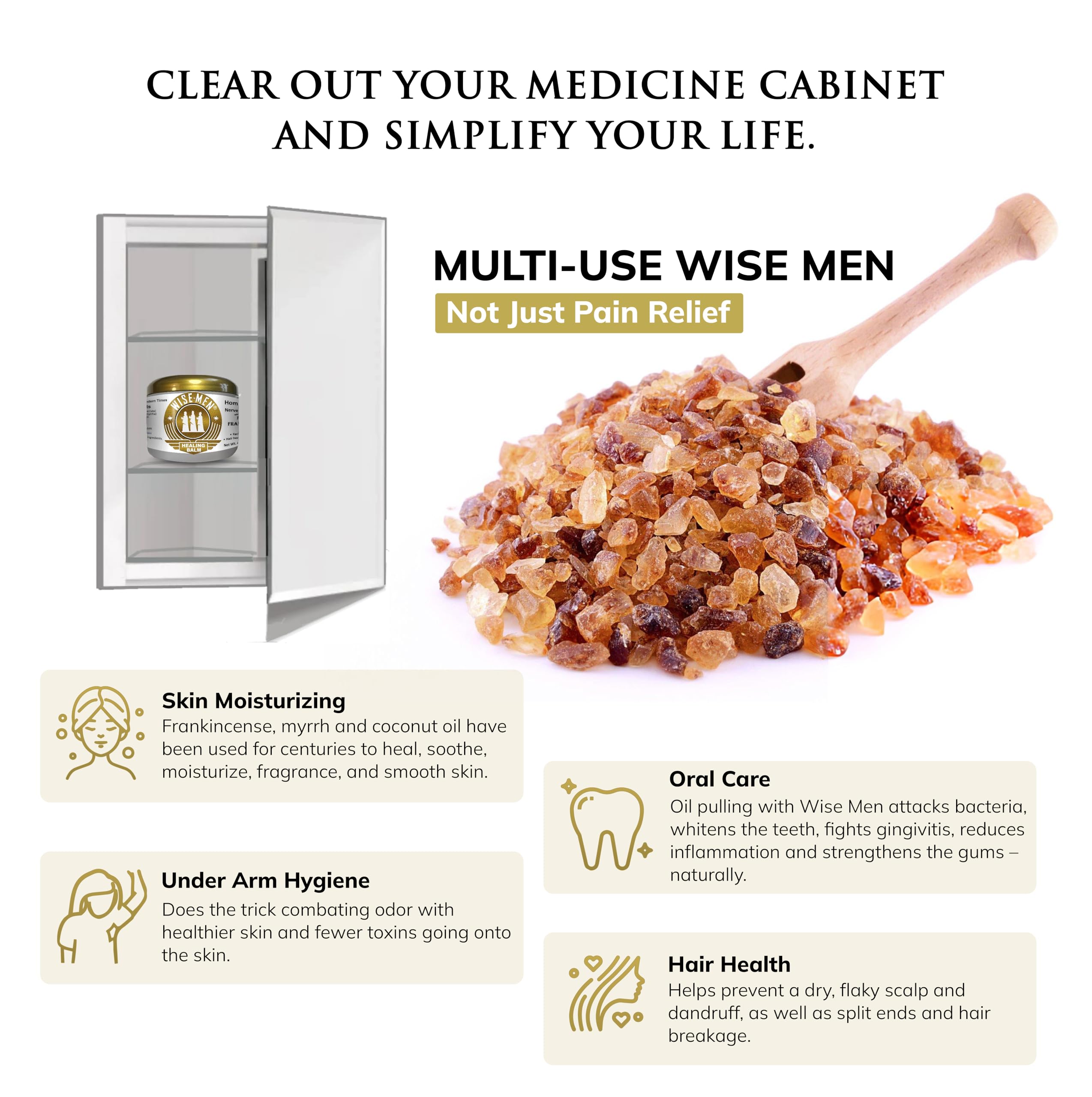 Wise Men Baume hygiene-aisselles en douceur pour peau sensible.