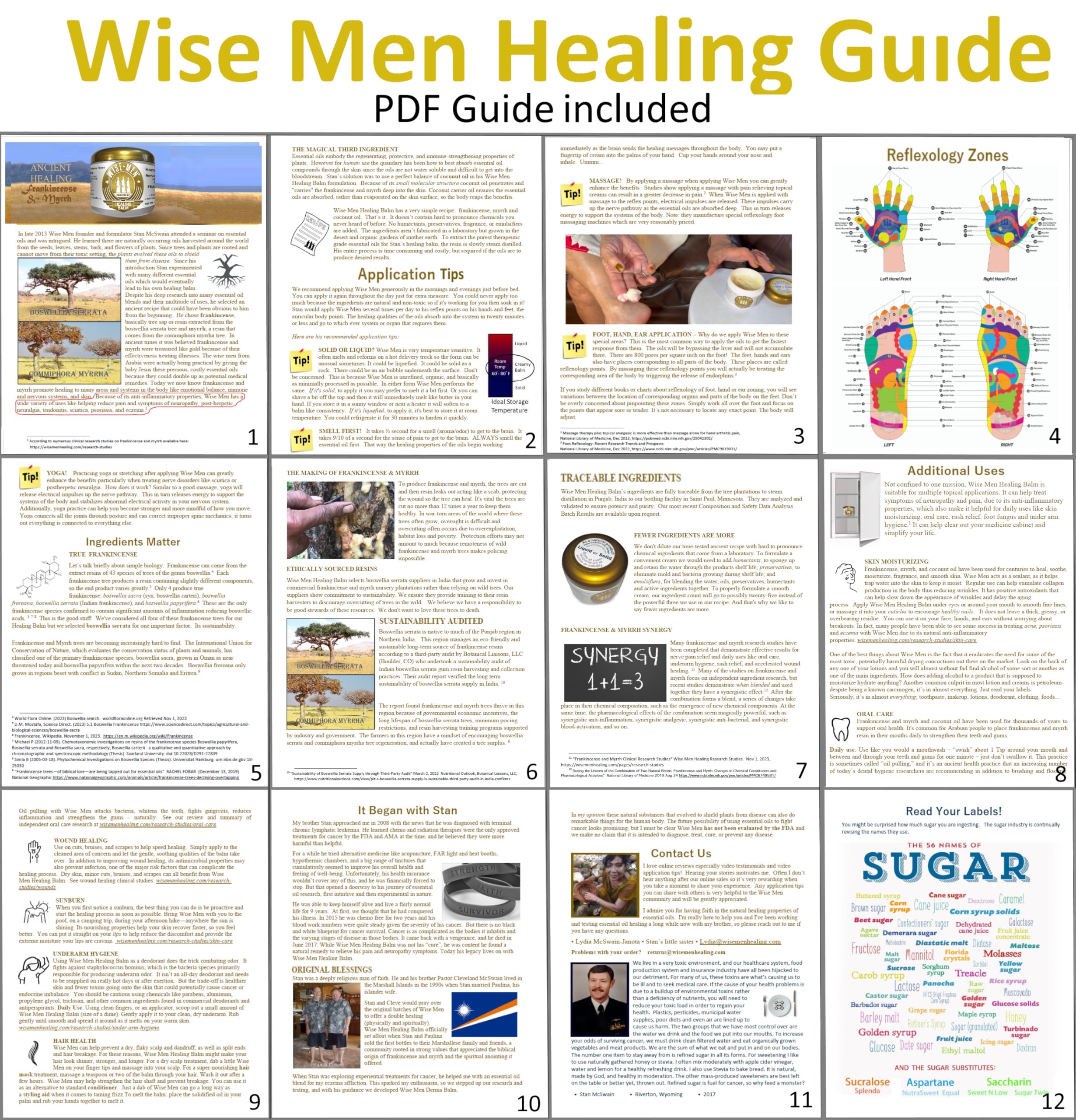 Wise Men Baume soin-buccal, utilisation polyvalente en routine.