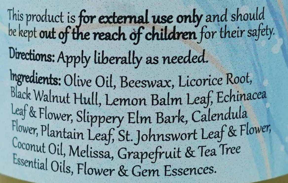 WiseWays Herbals Salve Citronnelle – application sur la peau pour les zones sensibles.