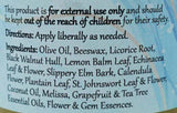 WiseWays Herbals Salve Citronnelle – application sur la peau pour les zones sensibles.