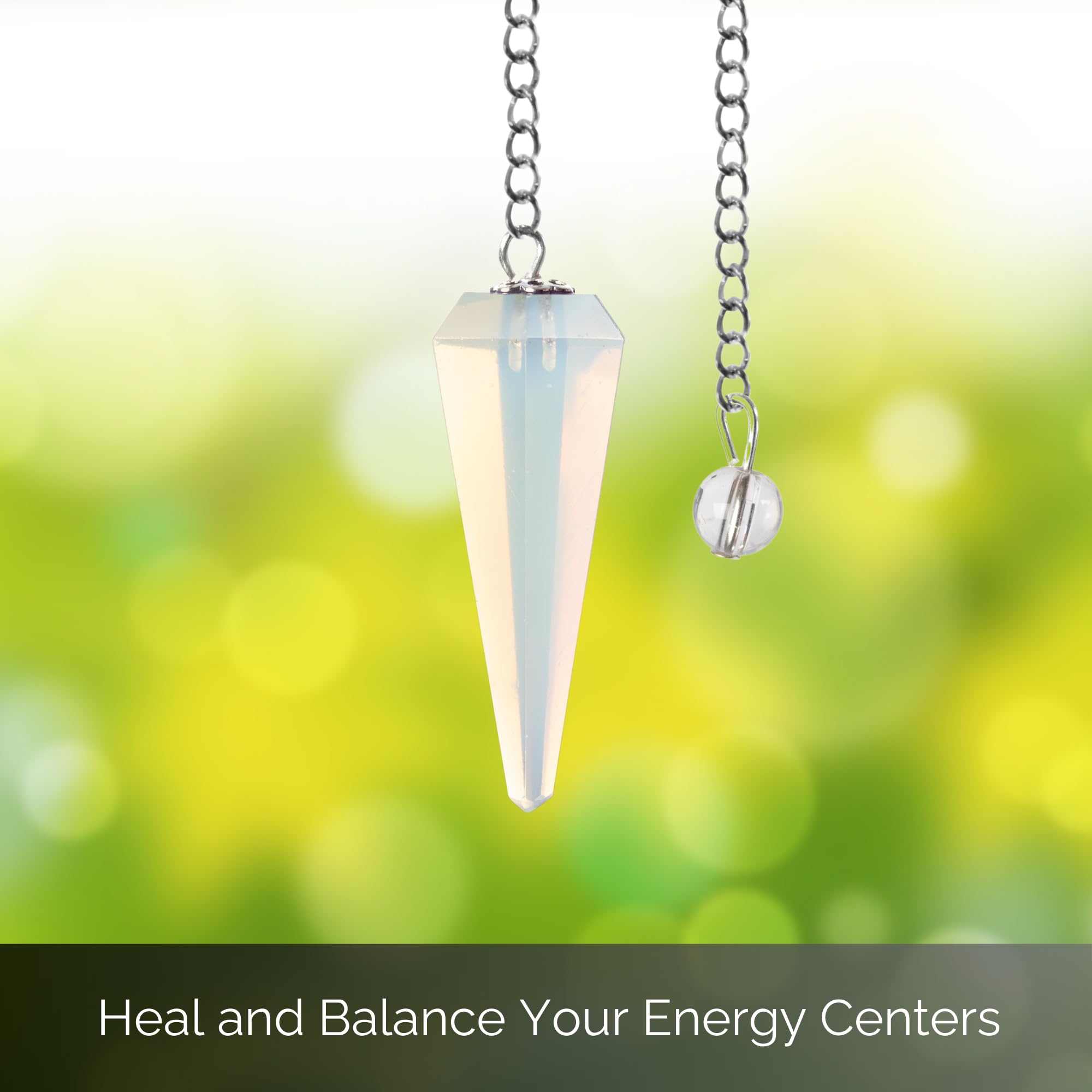 Wish Well Opalite pendule aide à équilibrer les chakras et l'énergie du corps.