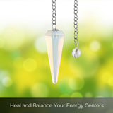 Wish Well Opalite pendule aide à équilibrer les chakras et l'énergie du corps.