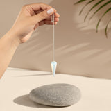 Wish Well Opalite pendule pour méditation, favorise concentration et énergie calme.
