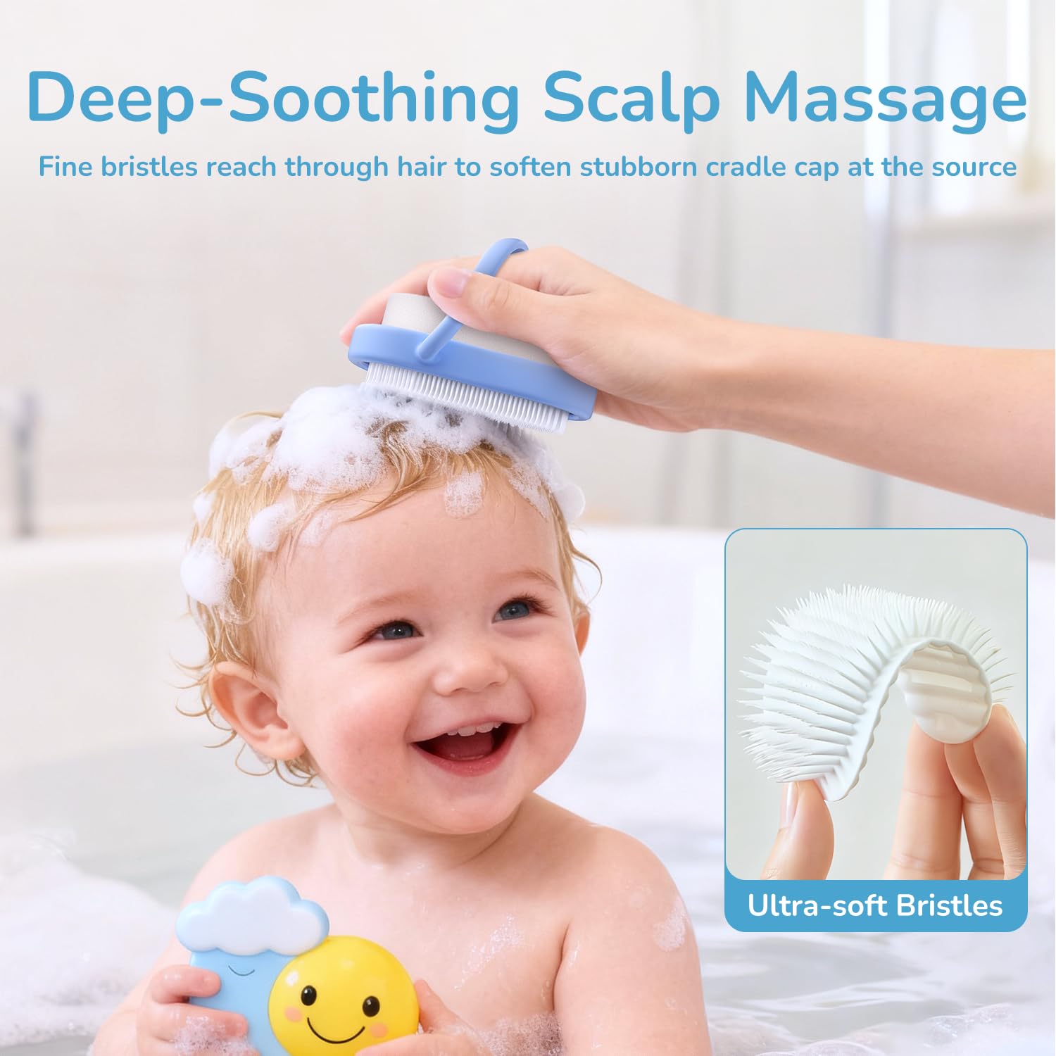 Kit Wishbird 3-en-1 pour nourrisson, solution complète de soin capillaire.