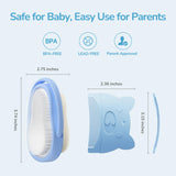 Peigne à dents fines Wishbird, courbe adaptée pour déloger les résidus sans tirer.