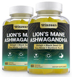 Gommes Wiszeen à l’ashwagandha et crinière de lion, bouchée fruitée pour énergie et concentration.