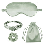 Masque de nuit en satin WJing Yi Jia bloquant la lumière avec douceur