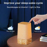 Wkzay Sunrise réglage-brillance: 13 niveaux pour lire et dormir paisiblement.