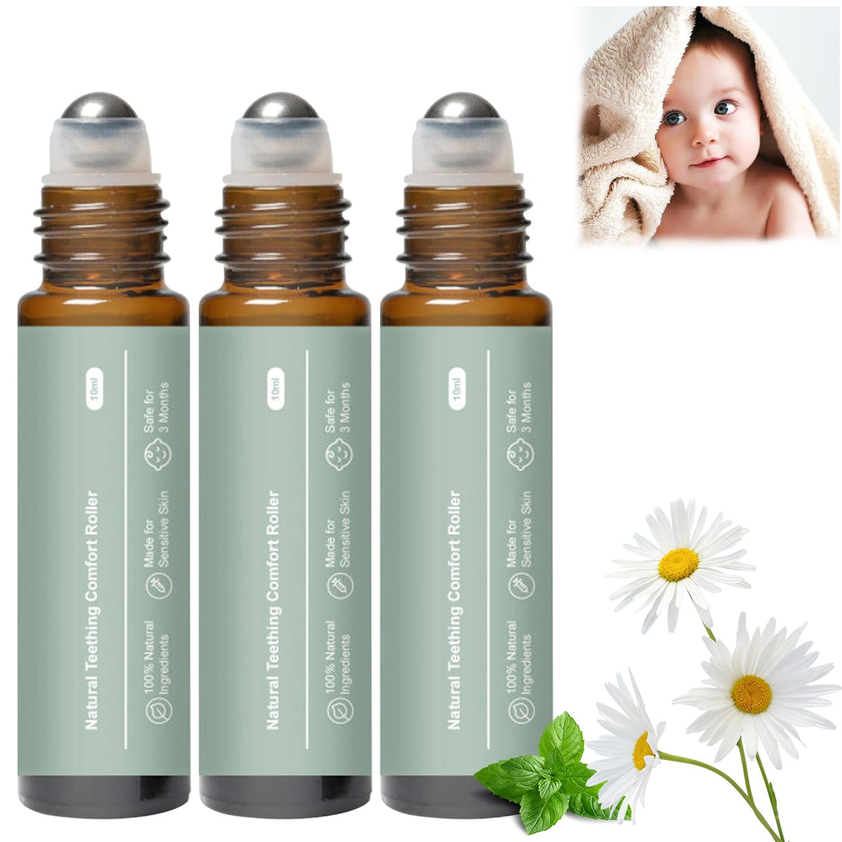 WLLEADG Rouleau dentition bébé – soulagement doux lors de la poussée dentaire