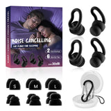 Bouchons d'oreilles WLSCTY dormir en silicone doux pour une nuit plus calme.