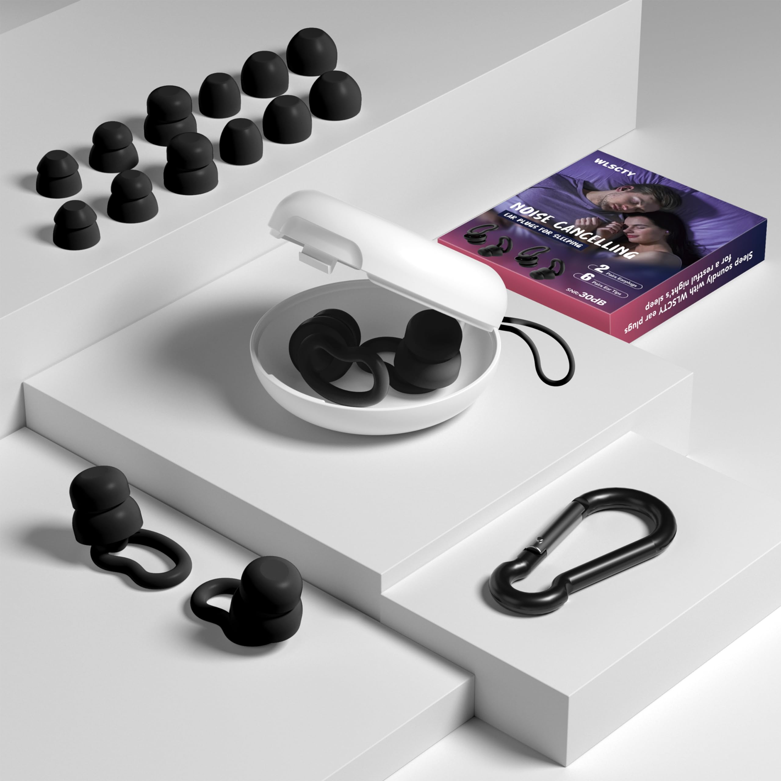 Emballage cadeau WLSCTY avec 2 paires et étui.