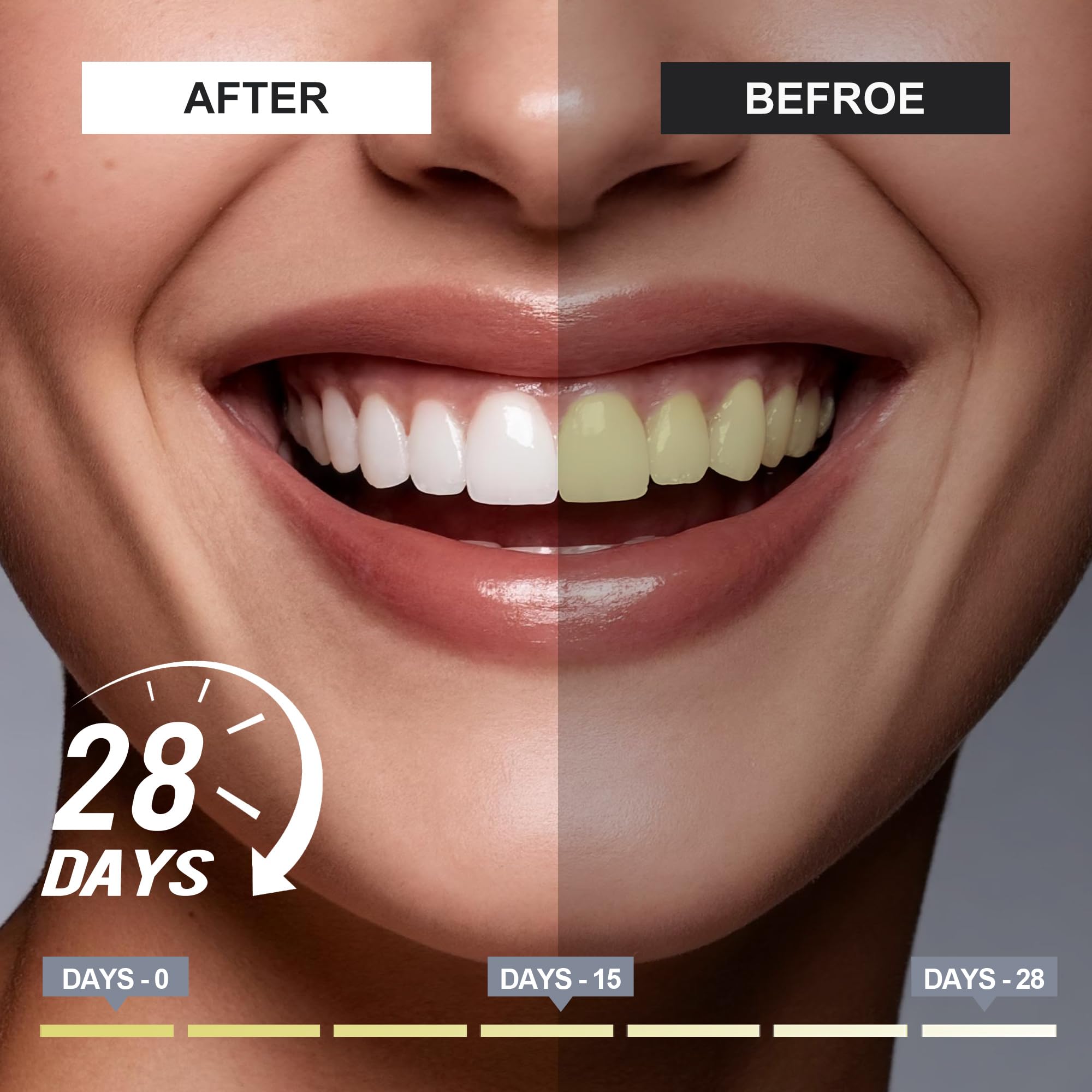 Woadee dentifrice réminéralisation, texture crémeuse prête pour le brossage quotidien.