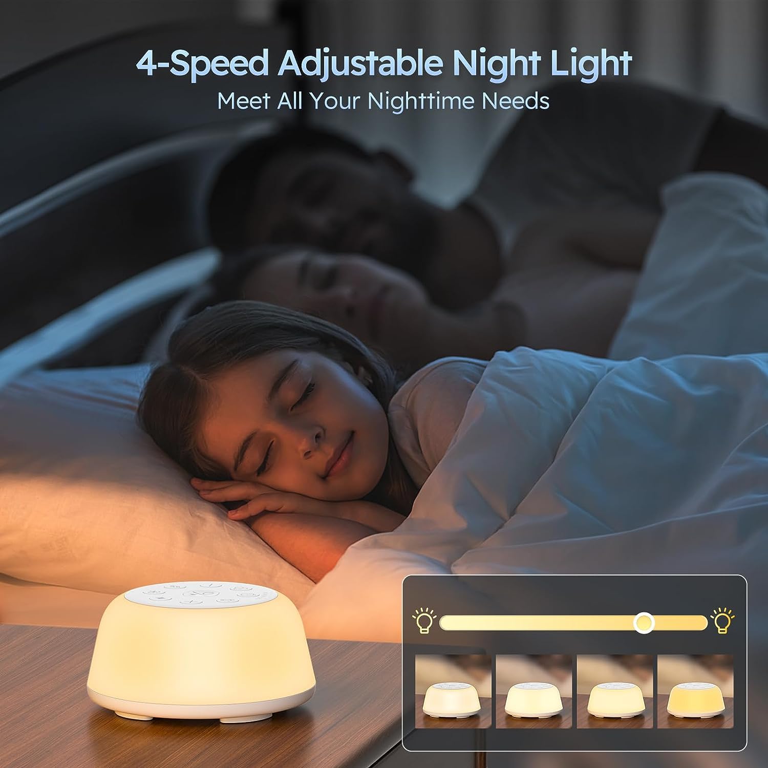 Wobrikosee lampe-nuit réglable pour une ambiance douce avant le sommeil.