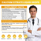 WOGORGT Calcium Citrate pipette dose, dosage précis en 2 ml.