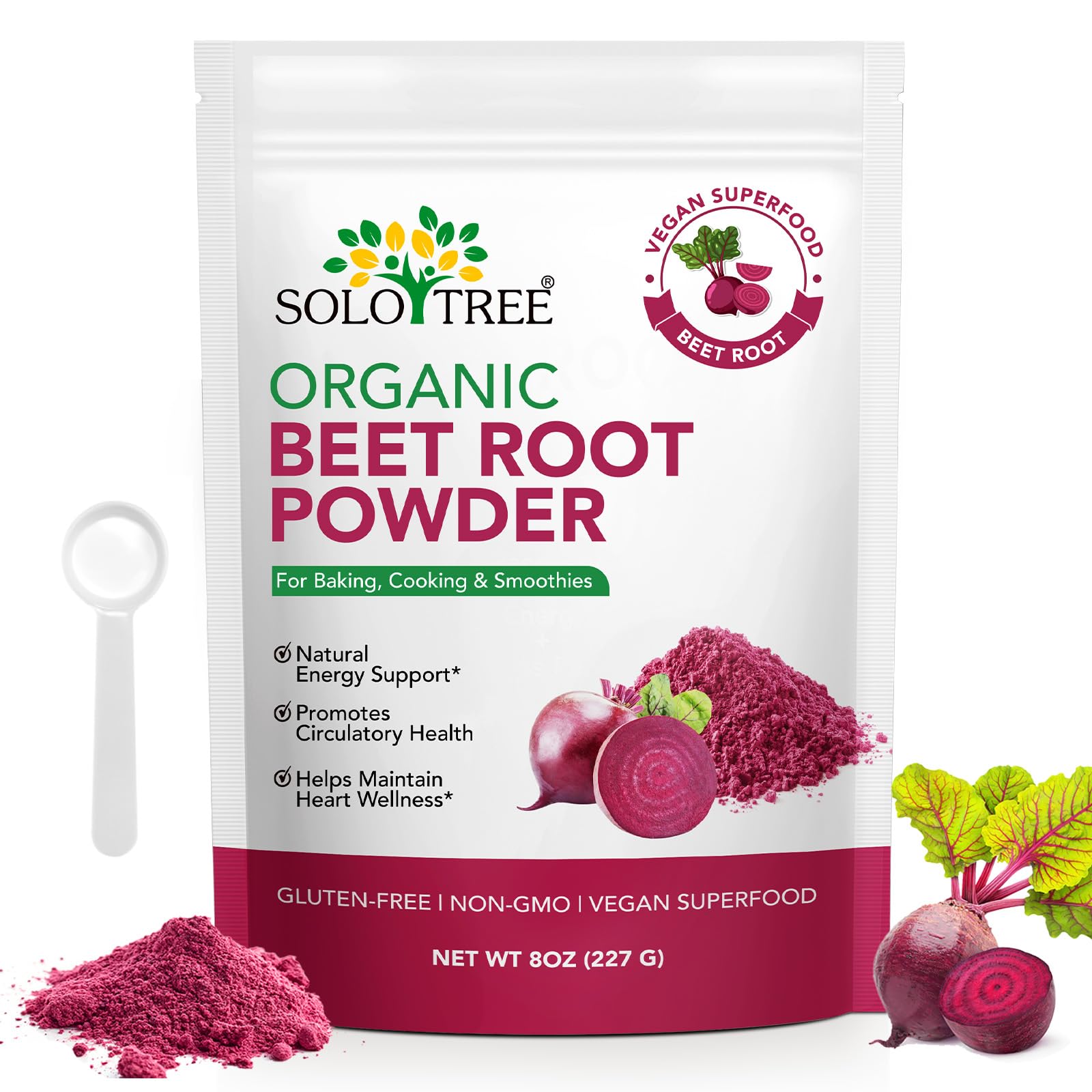 WOJBALMN poudre de betterave en bouteille : couleur rubis et polyvalence pour smoothies