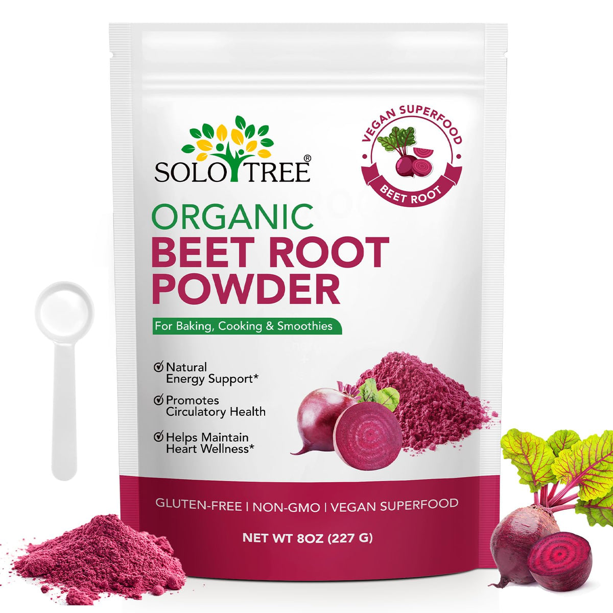 WOJBALMN poudre de betterave en bouteille : couleur rubis et polyvalence pour smoothies
