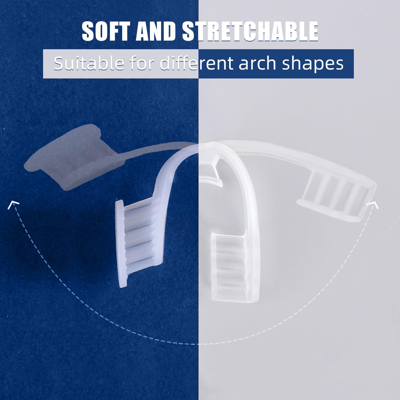 Gouttière Wokyo entretien facile et hygiène grâce au silicone.