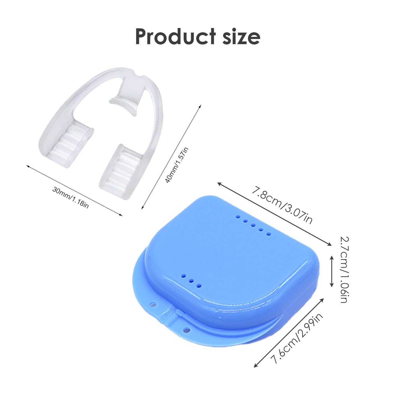 Gouttière Wokyo en silicone doux, confort et stabilité.