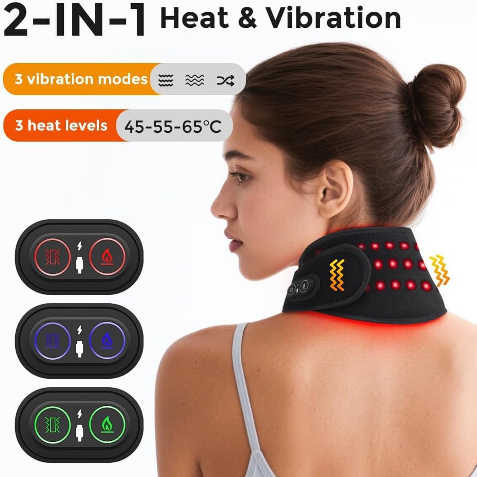 WoloyHeatie design noir élégant pour massage sans fil