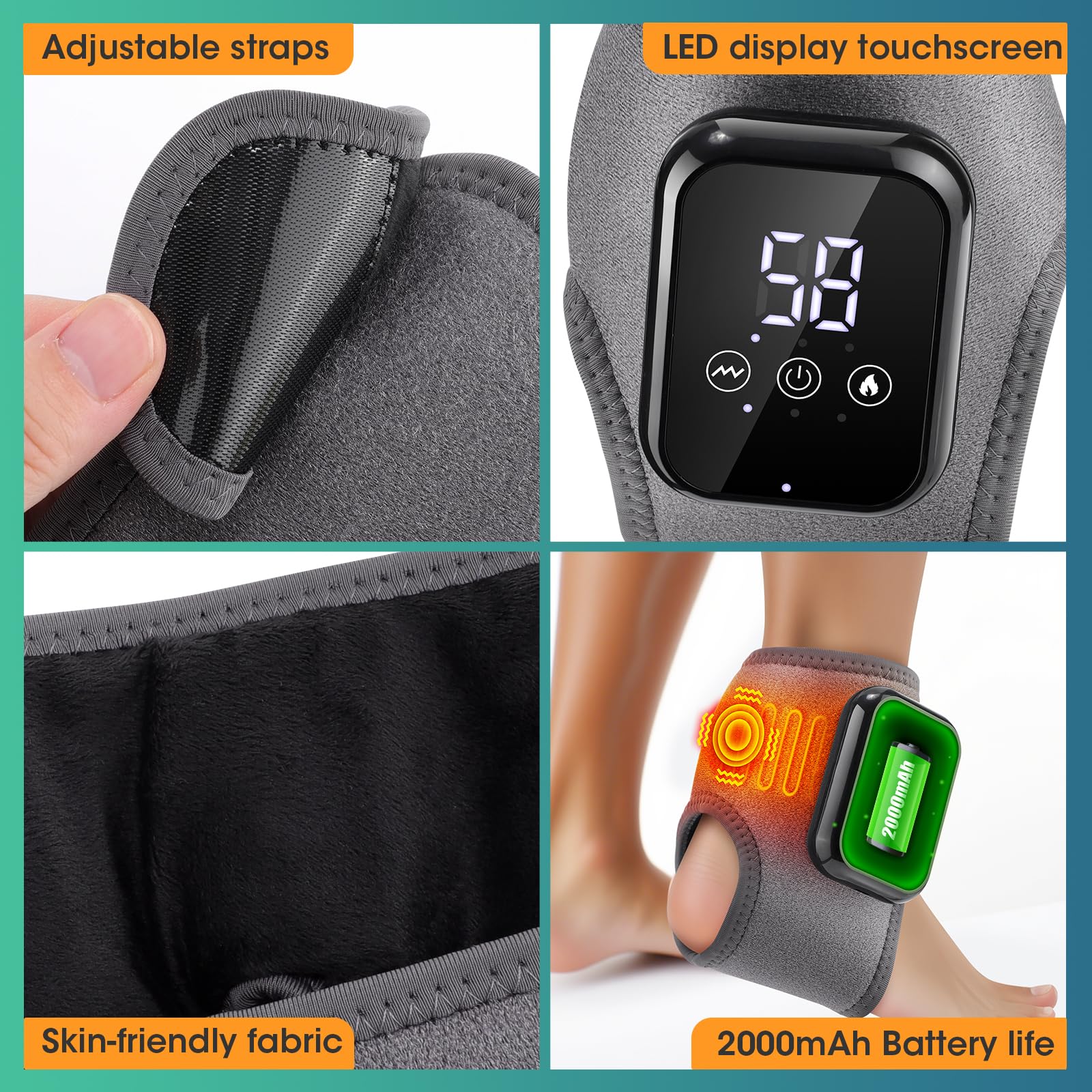 Batterie rechargeable 2000 mAh du WoloyHeatie pour une liberté sans fil.