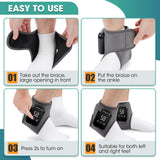 Design ergonomique du WoloyHeatie épouse la cheville avec douceur.