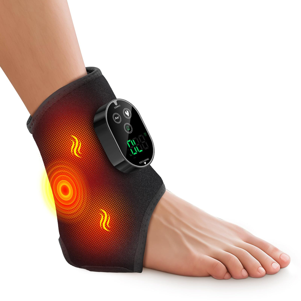 Masseur pied sans-fil WoloyHeatie pour pieds fatigués, confort immédiat.