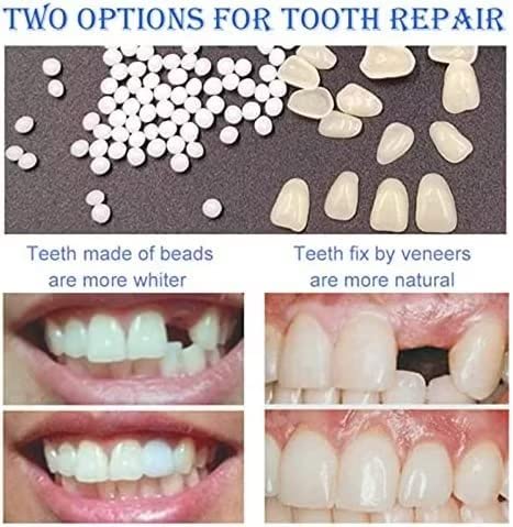 Womcare dent artificielle couleur blanche pour sourire discret.
