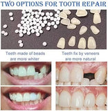Womcare dent artificielle couleur blanche pour sourire discret.