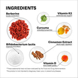 Wonder Family Berberine avec vitamine D et K: soutien potentiel à la santé cardio-vasculaire.
