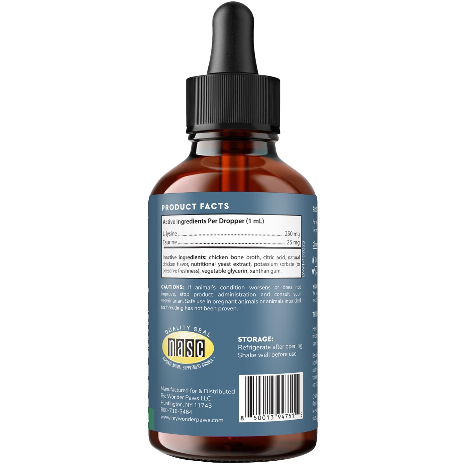 Wonder Paws emballage 60 ml, flacon compact et hygiénique.