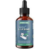 Wonder Paws gouttes L-Lysine pour chat, soutien immunitaire potentiel.