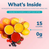 WonderSlim FAST BOOST verser eau, préparation rapide dans un verre d'eau.