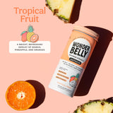 Tablettes Wonderbelly Antacid saveur fruits tropicaux, goût agréable.