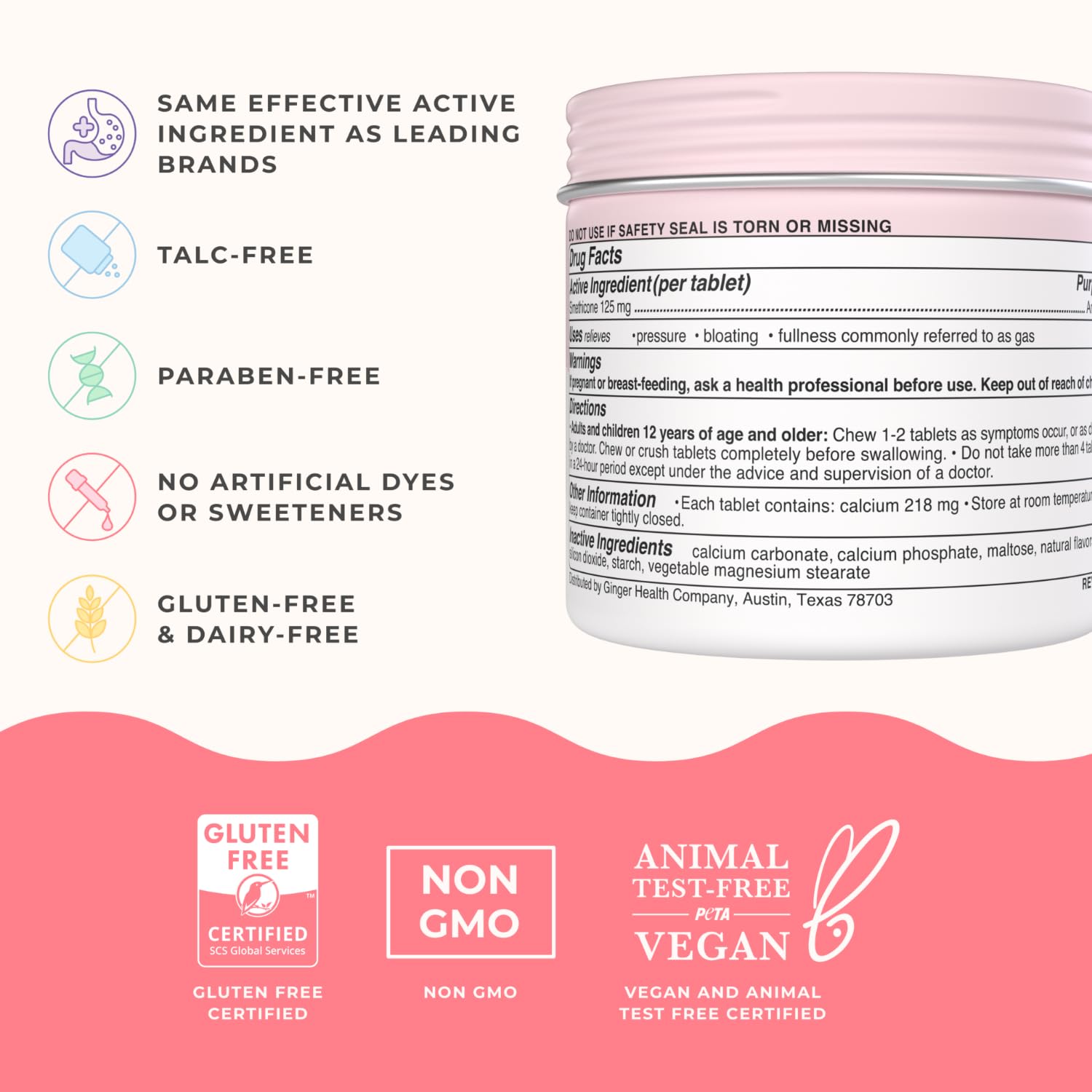 Wonderbelly emballage recyclable bouteille, flacon pratique à emporter.