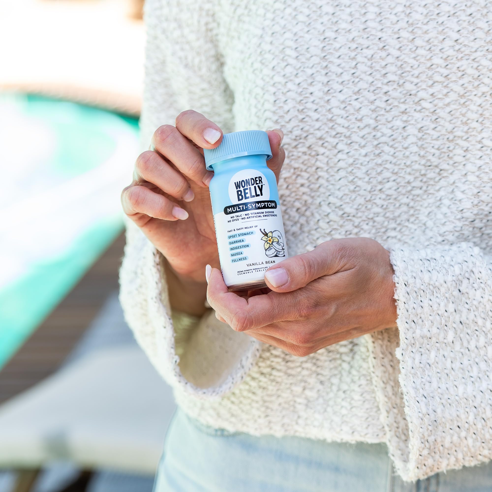 Ingrédients Wonderbelly: bismuth subsalicylate pour une formulation fiable.