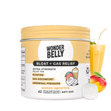 Wonderbelly relief ballonnements et gaz grâce à des comprimés masticables.