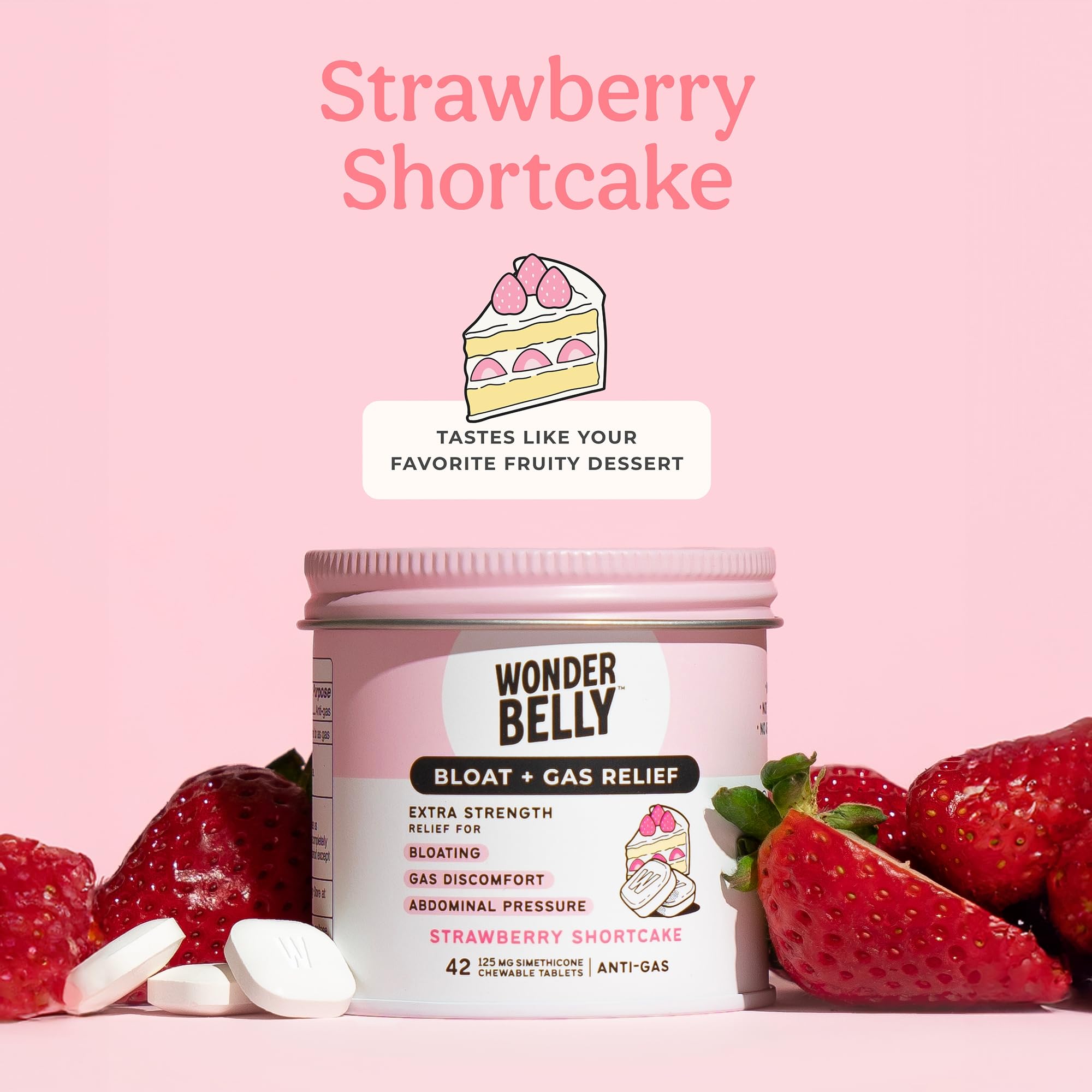 Wonderbelly tablettes sans talc ni colorants, choix plus propre pour le confort digestif.