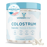 WonderCow Colostrum capsules, bouteille: soutien digestif et immunitaire potentiel