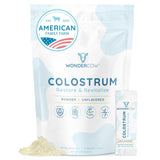 WonderCow Colostrum Poudre : flacon pratique pour un apport quotidien.