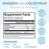 WONDERCOW Colostrum en sachets à emporter pour usage en déplacement.