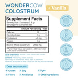 WonderCOW Colostrum poudre, versement facile dans l eau, pratique et polyvalent.