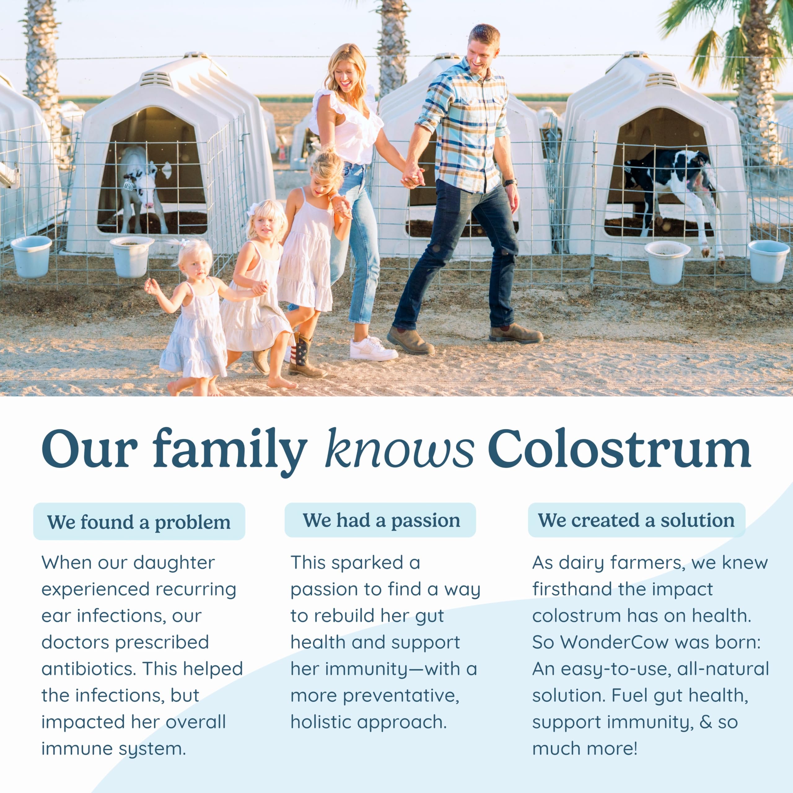 Soutien potentiel de l'intestin avec WonderCow Colostrum, utilisation régulière