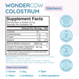 WonderCow détail poudre granulats: texture fine et facile à mélanger.
