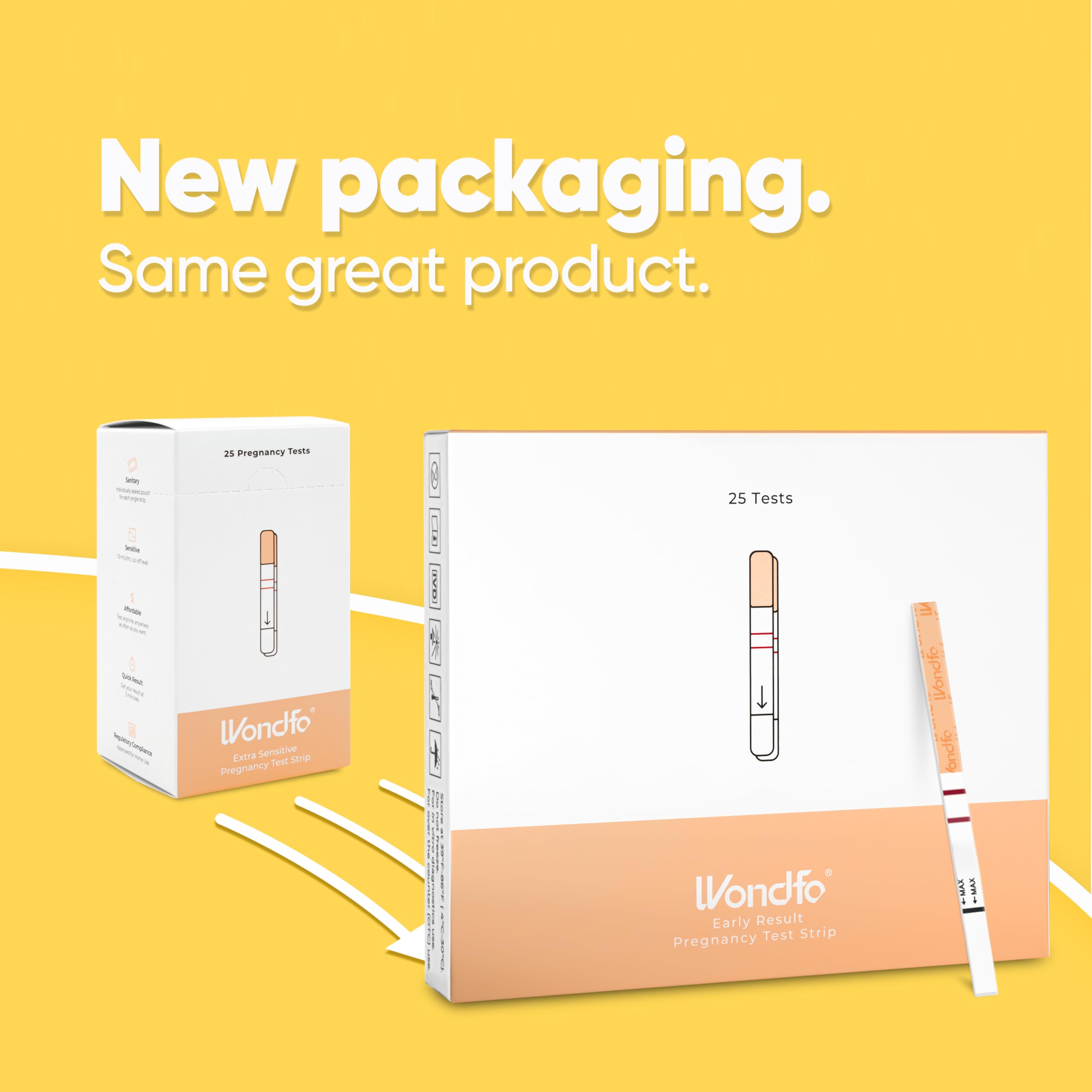 Wondfo emballage individuel propre et discret pour intimite
